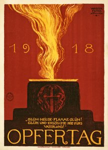 Opfertag, 1918, pub. Monaco, 1918